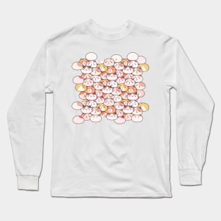 Kittens Cat Faces/ Cute Cat Faces Long Sleeve T-Shirt